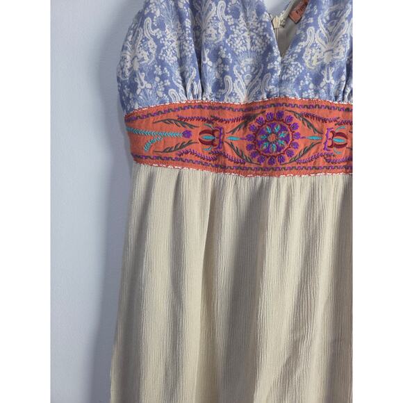 Flying Tomato Long Length Dress M Womens Embroidered Fairy Coquette Lined‎